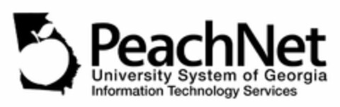 PEACHNET UNIVERSITY SYSTEM OF GEORGIA INFORMATION TECHNOLOGY SERVICES Logo (USPTO, 06/01/2011)