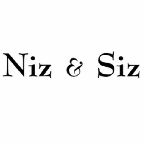 NIZ & SIZ Logo (USPTO, 17.08.2011)