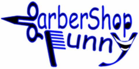 BARBERSHOP FUNNY Logo (USPTO, 30.12.2011)