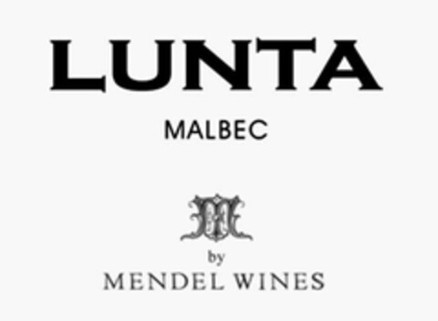 LUNTA MALBEC BY MENDEL WINES Logo (USPTO, 23.01.2012)