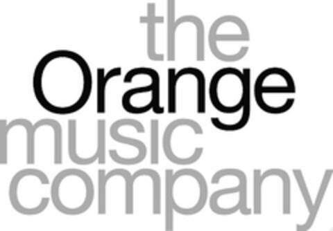 THE ORANGE MUSIC COMPANY Logo (USPTO, 15.02.2012)