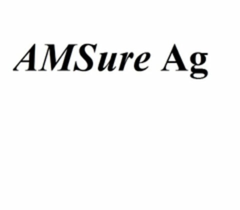 AMSURE AG Logo (USPTO, 15.10.2012)