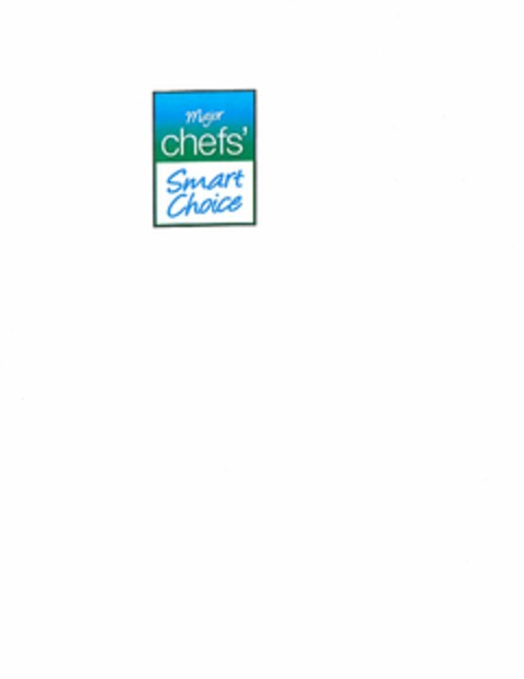 MAJOR CHEFS' SMART CHOICE Logo (USPTO, 26.10.2012)