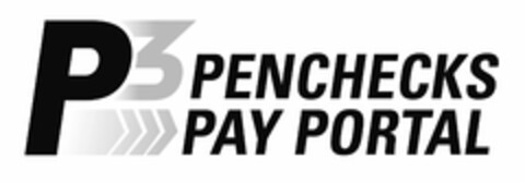 P3 PENCHECKS PAY PORTAL Logo (USPTO, 10.04.2013)