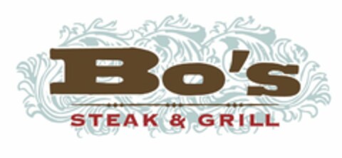 BO'S STEAK & GRILL Logo (USPTO, 26.09.2013)