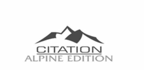 CITATION ALPINE EDITION Logo (USPTO, 17.10.2013)