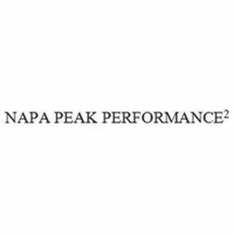 NAPA PEAK PERFORMANCE2 Logo (USPTO, 23.12.2013)
