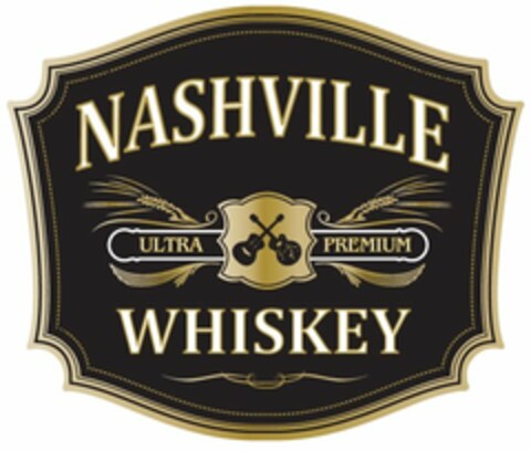 NASHVILLE ULTRA PREMIUM WHISKEY Logo (USPTO, 12/26/2013)