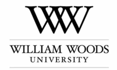 WW WILLIAM WOODS UNIVERSITY Logo (USPTO, 06/13/2014)