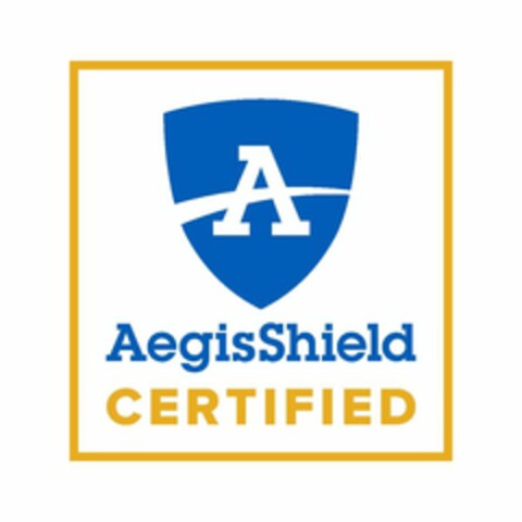 A AEGISSHIELD CERTIFIED Logo (USPTO, 10/03/2014)