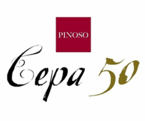 PINOSO CEPA 50 Logo (USPTO, 27.08.2015)