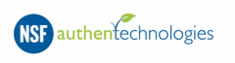 NSF AUTHENTECHNOLOGIES Logo (USPTO, 01/18/2016)