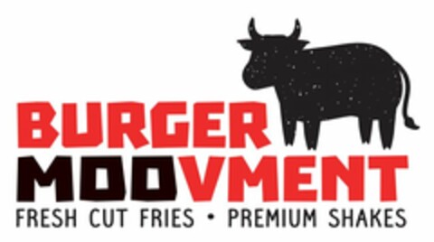 BURGER MOOVMENT FRESH CUT FRIES PREMIUMSHAKES Logo (USPTO, 12.02.2016)