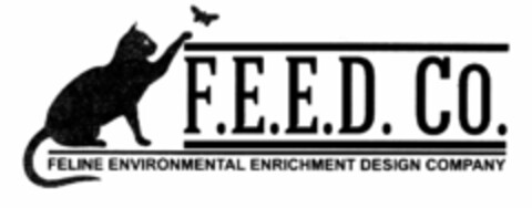 F.E.E.D. CO. FELINE ENVIRONMENTAL ENRICHMENT DESIGN COMPANY Logo (USPTO, 03/08/2016)