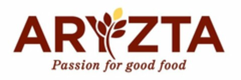 ARYZTA PASSION FOR GOOD FOOD Logo (USPTO, 04/06/2016)