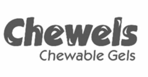 CHEWELS CHEWABLE GELS Logo (USPTO, 25.01.2017)