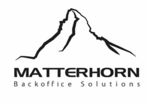 MATTERHORN BACKOFFICE SOLUTIONS Logo (USPTO, 07/11/2017)