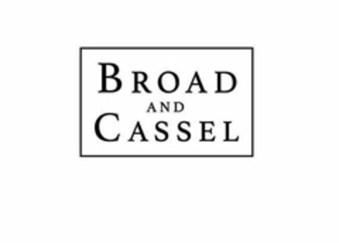 BROAD AND CASSEL Logo (USPTO, 06.11.2017)