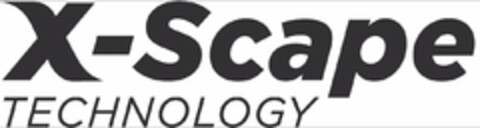 X-SCAPE TECHNOLOGY Logo (USPTO, 12/20/2017)