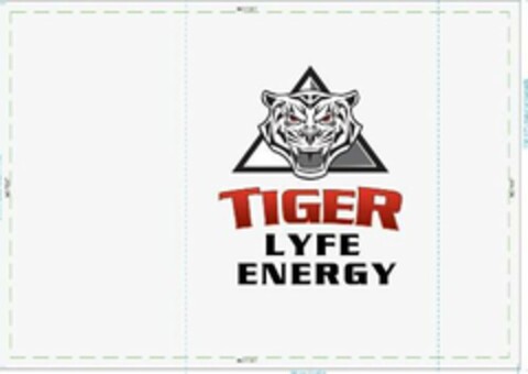 TIGER LYFE ENERGY Logo (USPTO, 01/24/2018)