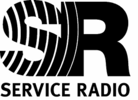 SR SERVICE RADIO Logo (USPTO, 12.03.2018)