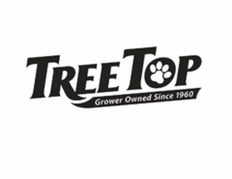 TREE TOP GROWER OWNED SINCE 1960 Logo (USPTO, 17.04.2018)