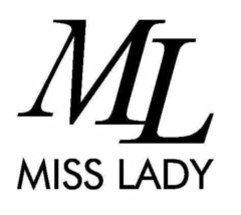 ML MISS LADY Logo (USPTO, 30.05.2018)