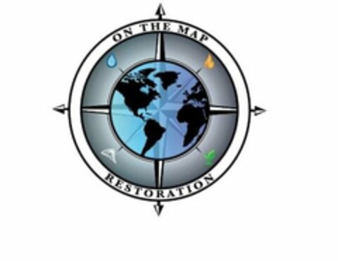 ON THE MAP RESTORATION Logo (USPTO, 16.10.2018)