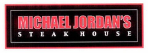 MICHAEL JORDAN'S STEAK HOUSE Logo (USPTO, 16.04.2019)