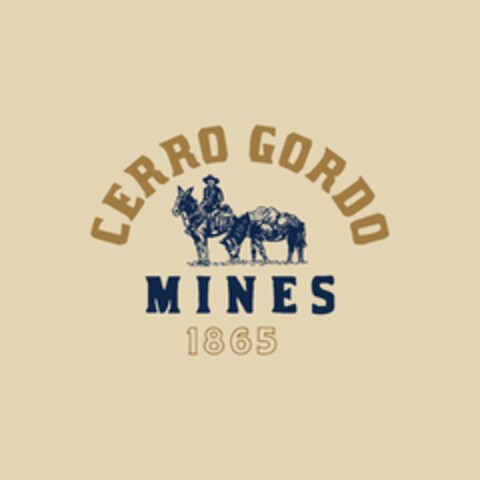 CERRO GORDO MINES 1865 Logo (USPTO, 06/24/2019)