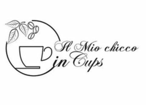 IL MIO CHICCO IN CUPS Logo (USPTO, 09/10/2019)
