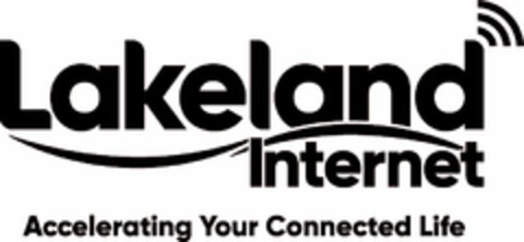 LAKELAND INTERNET ACCELERATING YOUR CONNECTED LIFE Logo (USPTO, 11/11/2019)