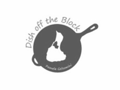 DISH OFF THE BLOCK PAMELA GELSOMINI Logo (USPTO, 16.07.2020)