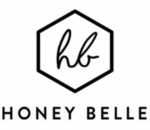 HB HONEY BELLE Logo (USPTO, 31.07.2020)