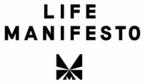 LIFE MANIFESTO Logo (USPTO, 08/19/2020)