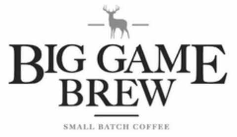 BIG GAME BREW SMALL BATCH COFFEE Logo (USPTO, 24.08.2020)