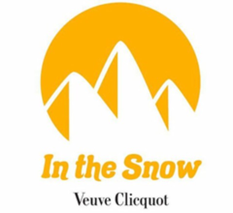 IN THE SNOW VEUVE CLICQUOT Logo (USPTO, 15.09.2020)