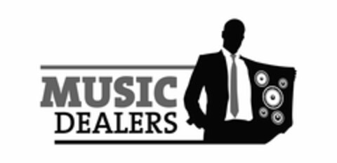 MUSIC DEALERS Logo (USPTO, 05.01.2009)