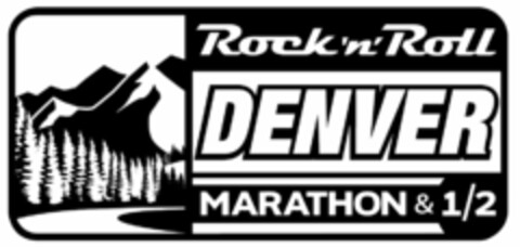 ROCK 'N' ROLL DENVER MARATHON & 1/2 Logo (USPTO, 27.01.2010)