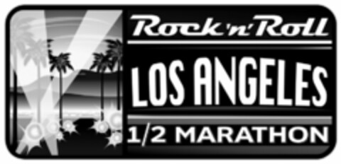 ROCK 'N' ROLL LOS ANGELES 1/2 MARATHON Logo (USPTO, 02/02/2010)