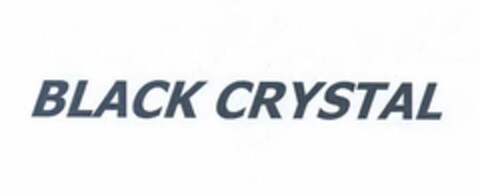 BLACK CRYSTAL Logo (USPTO, 25.06.2010)