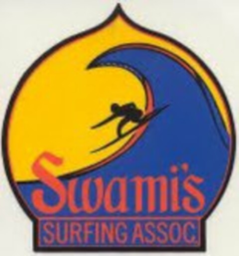 SWAMI'S SURFING ASSOC. Logo (USPTO, 27.08.2010)