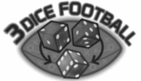 3 DICE FOOTBALL Logo (USPTO, 07.04.2011)