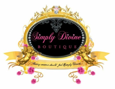 SIMPLY DIVINE BOUTIQUE EVERY WOMAN SHOULD FEEL SIMPLY DIVINE Logo (USPTO, 12.05.2011)