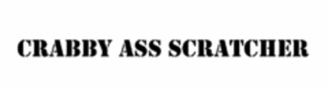 CRABBY ASS SCRATCHER Logo (USPTO, 28.09.2011)