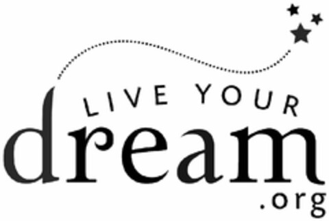 LIVE YOUR DREAM.ORG Logo (USPTO, 10/17/2012)