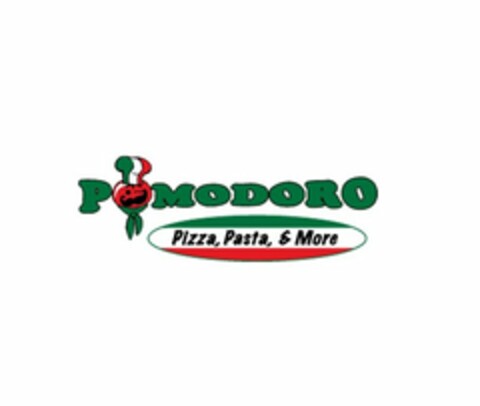 POMODORO PIZZA, PASTA, & MORE Logo (USPTO, 12/24/2012)