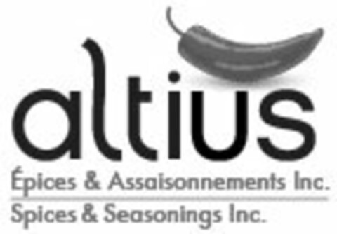 ALTIUS ÉPICES & ASSAISONNEMENTS INC. SPICES & SEASONINGS INC. Logo (USPTO, 14.01.2013)