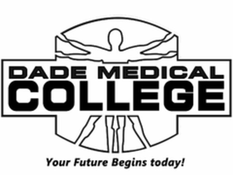 DADE MEDICAL COLLEGE YOUR FUTURE BEGINS TODAY! Logo (USPTO, 29.01.2013)