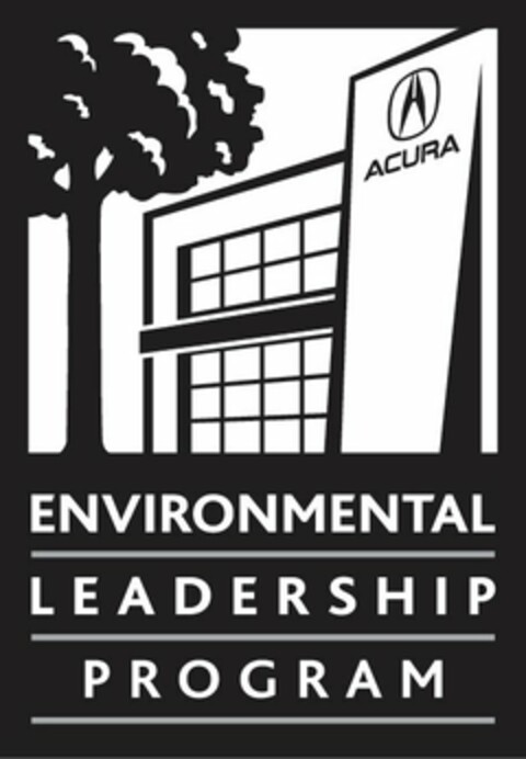 A ACURA ENVIRONMENTAL LEADERSHIP PROGRAM Logo (USPTO, 06/12/2013)